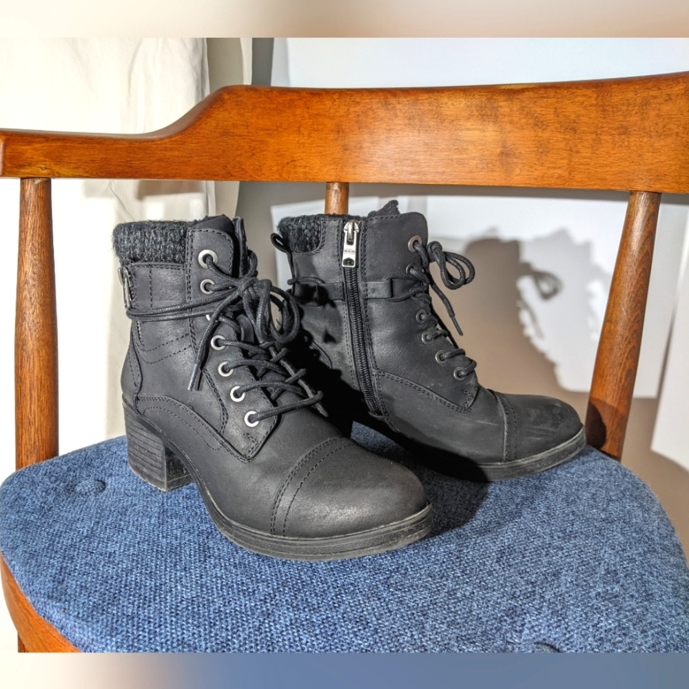 Winter Ankle Combat Boots